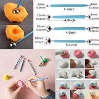 Augernis - Juego de herramientas de arcilla de polímero, 28 piezas para esculpir arcilla de modelado para escultura de cerámica, herramientas de punteado para decoración de roca, decoración de fondant - Arteztik
