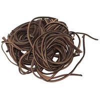 Correas de piel gruesa para manualidades y manualidades, de 0.2 in a 0.5 in de ancho, diferentes longitudes (paquete de 8 oz) – color marrón - Arteztik
