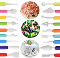 Augernis - Moldes de arcilla polimérica, herramientas de modelado de arcilla de plástico y cortadores de forma redonda para moldear, esculpir, cerámica artesanía, decoración de tartas y fondant - Arteztik
