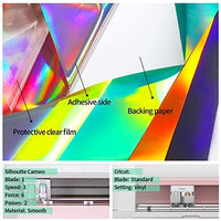 Paquete de hojas de vinilo adhesivas, 12.0 x 12.0 in, ultra mate, paquete de vinilo autoadhesivo permanente en 6 colores para Cricut y Cameo (con 1 papel de transferencia) - Arteztik
