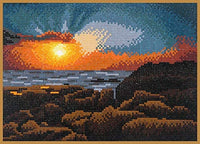 Kit de pintura de diamante 5D con perforación completa, pintura de bordado con diamantes de imitación para paisaje, arte para decoración de pared del hogar, 12 x 16 pulgadas (paisaje 3) - Arteztik
