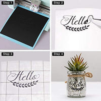 JANDJPACKAGING - Rollo de vinilo permanente de 100.1 x 5.9 ft de vinilo negro para letreros, álbumes de recortes, vinilo adhesivo para Cricut, silueta y camafeo cortadores por JANDJPACKAGING - Arteztik
