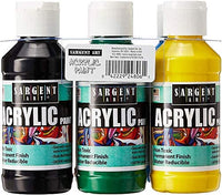 Sargent Art 22-4806 juego de pintura acrílica primaria, 4 onzas, paquete de 6 (Тwo Рack) - Arteztik
