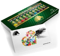 Pintura, aguado, paquete de tubos de 12 x 12 ml, colores de calidad de artista, para arte sobre papel para acuarela, ilustraciones, incluye blanco y negro, suministros profesionales, MyArtscape - Arteztik
