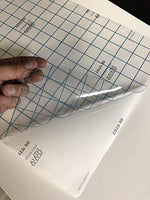 VViViD - Rollo de cinta de transferencia de vinilo transparente con rejilla de alineación azul para carteles, manualidades, calcomanías de tamaño mediano (12 pulgadas x 150 pies) - Arteztik
