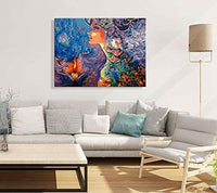 Pintura por números para adultos y niños, pintura al óleo para adultos, por números, para principiantes en lienzo, para pintura de pared, decoración del hogar, 18 x 22 in - Arteztik
