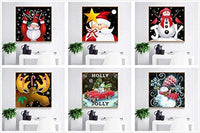 Juego de 6 kits de pintura de diamante 5d para Navidad, diseño de renos, 12.0 x 12.0 in (B-6 juegos) - Arteztik
