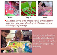 Ingzy - Kit de pintura de diamante de 3.9 x 4.7 in, kit completo de taladro, 5D, kit de bricolaje de bricolaje de diamantes de cristal, punto de cruz, mosaico, bordado, decoración de pared del hogar - Arteztik
