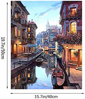 Pintura por números para principiantes adultos, 16.0 x 20.0 in, kit de pintura acrílica de rosa roja y amarilla sobre lienzo con 3 pinceles de pintura para decoración de pared del hogar - Arteztik
