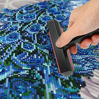 Bolsa protectora de mano para bloc de luz A4, accesorios de pintura de diamantes, funda para portátil con bolígrafos, rascador y placa de pintura de diamante - Arteztik
