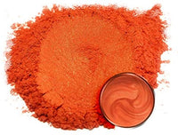 Eye Candy Mica Pigmento en polvo "Shibuya Orange" (1.76 oz) multiusos DIY Artes y Artesanías Aditivo | carpintería, epoxi, resina, bombas de baño naturales, pintura, jabón, esmalte de uñas, bálsamo labial (Shibuya Orange, 50 G) - Arteztik
