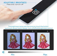 MACTING - Tablero de luz LED A4 para pintura de diamantes, caja de luz ultrafina, con bolsa de transporte, cable USB, brillo regulable y soporte ajustable, herramientas de dibujo ligero para adultos y niños - Arteztik
