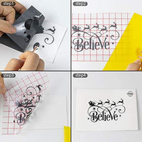 JANDJPACKAGING - Cinta de transferencia para vinilo (35 unidades, 12.0 x 12.0 in), color rojo - Arteztik
