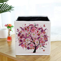 5D DIY Diamond Painting Caja de almacenamiento plegable, Mosaico Hacer Taladro Forma Especial Diamante Kit de Pintura para Bolsas, Bordado Diamante Artes Artesanía Decoración del Hogar (H) - Arteztik
