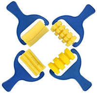 imei Pintura Rodillo de espuma para cepillo para polvo esponja para Kid Mini cepillos de pintura bricolaje Arte Artesanía Herramienta de pintura Set (4 paquetes) - Arteztik
