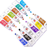 TBC The Best Crafts Juego de pintura acrílica de 60 colores (0.7 fl oz x 60) para artistas profesionales, adultos. Pintura de roca, pintura de arcilla, lienzo, pintura de tela, suministros de artes y manualidades y artículos esenciales de arte escolar par - Arteztik
