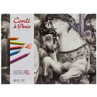 Conté à Paris – Juego de lápices de pastel con 48 Varios colores - Arteztik
