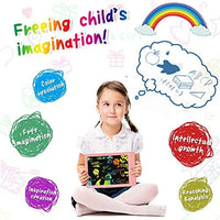 KOKODI - Tableta de escritura LCD de 8,5 pulgadas de color Doodle Board Dibujo Tablet, bloc de dibujo electrónico con función de bloqueo, juguetes educativos y de aprendizaje para niñas de 3, 4, 5 y 6 años (azul) - Arteztik
