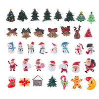 IYSHOUGONG 30 piezas Mini de resina de Navidad de respaldo plano Scrapbooking cabujones adornos para álbum tarjeta DIY Hairbow teléfono cubierta decoración, estilo aleatorio - Arteztik
