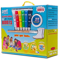 mY DESIGN - Botas de pintura para niños con 6 colores de pintura a juego, fabricadas en Estados Unidos. - Arteztik
