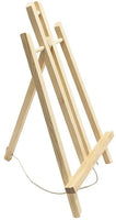 Hishop - Caballete de madera de 16 x 9,5 pulgadas, 3 unidades, caballete de exhibición de mesa, caballete de pintura artística, caballete para pintar, artista, adultos, estudiantes, aulas - Arteztik
