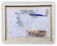 BOSHUN - Kit de pintura por números con pinceles y pigmento acrílico para manualidades con lienzo para adultos principiantes, 16.0 x 20.0 in (sin marco) - Arteztik
