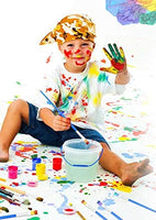 Anezus Juego de pinceles de pintura acrílica, 100 unidades, pinceles de acuarela pequeños, pinceles de nailon, pinceles para artistas de cabello para acuarela de aceite acrílico, pintura de uñas, arte de uñas, detalles en miniatura - Arteztik
