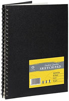 CONDA - Cuaderno de bocetos de 8.1 x 11.4 in, 100 hojas (3.53 oz/m²), encuadernado en espiral, papel de dibujo duradero sin ácido para dibujar pintura - Arteztik
