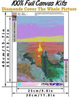 Diamond Painting Kits for Kids, 5D Full Drill Round Crystal Rhinestone Diamond Cross Stitch Art hot air Balloon Diamond Painting Perfect for Home Wall Deco (Diamond Dotz 12x16inch) - Arteztik
