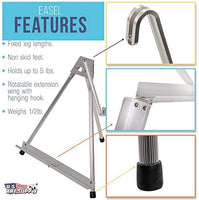 US Art Supply parte superior de la mesa aluminio artista y caballete (grande – Individual brazo) - Arteztik
