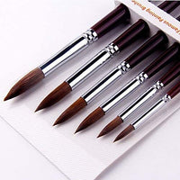 Pinceles de pintura para artistas, de la marca Superor, para artistas de pelo de punta redonda, juego de pinceles de pintura acrílica acuarela, suministros de pintura - Arteztik
