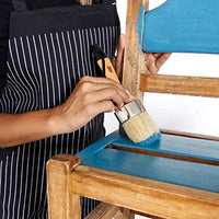 Brocha de pintura de tiza para pintura de muebles, tamaño grande, 2.5 in, compatible con pinturas de tiza Annie Sloan, Heirloom Traditions, dixie belle Waverly, Pixie, Dark & Soft Wax Stencil, gabinetes y madera - Arteztik
