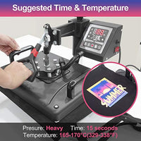 MECOLOR Papel de transferencia de hierro para inyección de tinta, 20 hojas para tela oscura 7.9 x 11.0 in, A4 para camiseta, bolsas, bolsas para cualquier impresora Epson HP Canon sawgrass Inkjet, papel de transferencia de impresión de larga duración para - Arteztik
