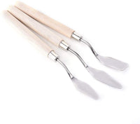 Knife, Kerocy 3 piezas Paleta Espátula de Acero Cuchillos Básicos Herramienta de Pintura al óleo, Pinturas de Mezcla Acrílica, Escultura de Arcilla - Arteztik
