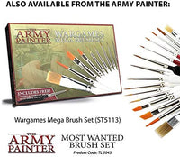 Pinceles Wargamer: el juego de brochas de The Army Painter para pintar miniaturas más buscado. Pinceles de calidad hechos a mano en Europa, 3 pinceles - Arteztik
