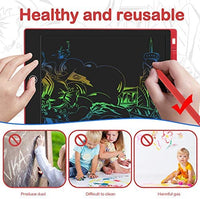 Sunany - Tableta de escritura LCD de 11 pulgadas, tablero de dibujo para niños, diseño de tabla, dibujo de dibujos de dibujos para niños, escritura y aprendizaje de garabatos para regalo para niñas y niños (rojo) - Arteztik
