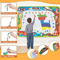 Obuby Aqua Magic Mat, alfombra extra grande para niños, para dibujar y colorear. Juguetes educativos para niños y niñas a partir de 3 año - Arteztik
