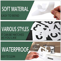 36 plantillas de letras del alfabeto grandes y plantillas de números, plantillas reutilizables para pintar sobre tela de pared de madera, pizarra de roca (3.9 in) - Arteztik
