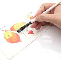 Juego de pinceles de pintura para acrílico Gouache óleo acuarela lienzo, artista cara y cuerpo, kit de pintura profesional, pinceles de arte con puntas de nailon sintético, 10 unidades - Arteztik

