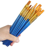 AROIC - Juego de pinceles de nailon, 5 paquetes de 50 unidades para todo tipo de acuarelas, 50 unidades - Arteztik
