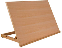 SoHo Urban Artist - Mesa de dibujo ajustable de madera maciza extragrande y caballete para bocetos - acabado natural 19.75" x 30". - Arteztik
