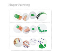 Akak tienda Craft almohadilla de tinta sellos color de pareja de bricolaje, 20 piezas/set surtidos color arco iris de dedo almohadilla de tinta goma de dedo sello de impresión, papel, madera tela - Arteztik
