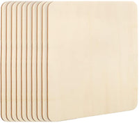 Caydo 10 hojas cuadradas de madera de tilo sin terminar de 6.0 x 6.0 in, para edificios de casas, de madera, modelo arquitectónico y otros proyectos hechos a mano, proyectos de escuela, manualidades, bricolaje - Arteztik
