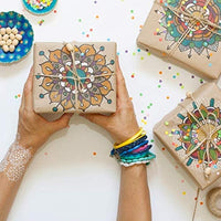 16 PCS Stencils for Painting on Wood Mandala Wall Stencils for Paint Large Pattern DIY Drawing Template for Letter Journal Rock Painting Art Projects, Reusable - Arteztik
