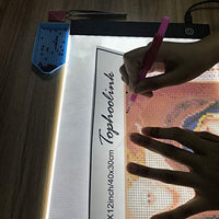 Caja de luz LED A4 Tracer con alimentación USB, ultradelgada y ajustable, para pintura de diamante 5D DIY, 1 pieza - Arteztik
