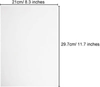100 hojas de papel translúcido de trazado de vitela transparente para dibujar trazado - Arteztik
