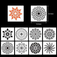 WANDIC Mandala Kit de puntos, 35 piezas Mandala Roca Dotting Herramientas Arte Pintura Herramientas Set con Mandala Plantillas, Herramientas de punteado, varillas acrílicas, paleta de pintura para cerámica Rock Pintura - Arteztik
