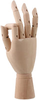 Durable 8" de madera "Jointed Prácticas Modelo maniquí mano derecha, para ART dibujo - Arteztik
