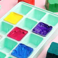 HIMI Gouache - Juego de pintura de 18 colores x 1.0 fl oz, diseño único de jalea, estuche portátil con paleta para artistas, estudiantes, pintura de acuarela opaca - Arteztik
