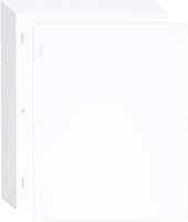 100 hojas Pack 3 Hole punched Color Blanco animación Papel Traditional – Papel de dibujo de historietas para Color Art animando trabajo – 8.5 x 11 inches – 100 piezas Tracing esbozos - Arteztik

